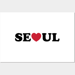 Seoul Love Heart Posters and Art